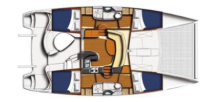 Catamaran Ibiza, plan de notre catamaran à ibiza 