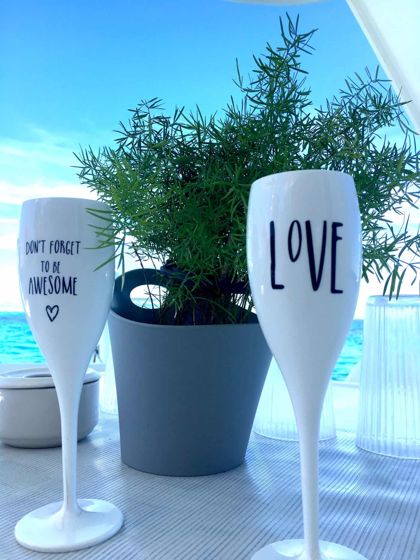 Catamaran Hire Ibiza Formentera. Our cups