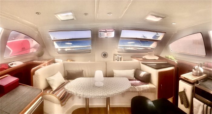 catamaran for rent Ibiza, geronimo's Layout
