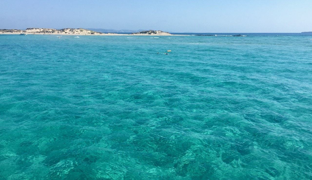 Catamaran day trip Ibiza to Formentera, Es Palmador